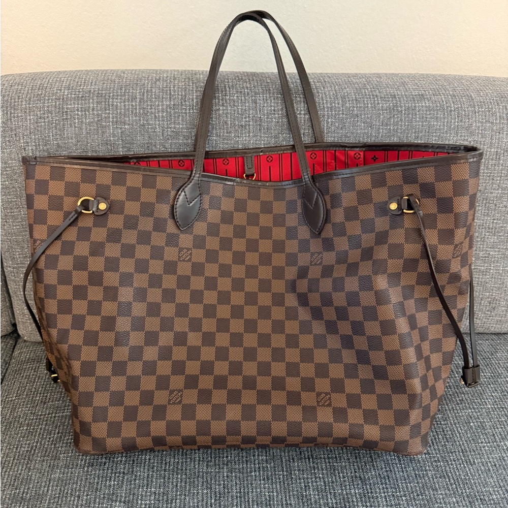 Louis Vuitton Large Neverfull GM Damier Ebene
